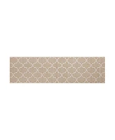 Jean Pierre Yohan - Machine Washable Trellis Tufted Runner Rug, 26" x 72"
