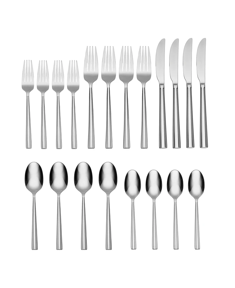 Oneida Bardon 20 Piece Everyday Flatware Set, Service For 4