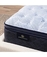 Serta Perfect Sleeper Blue Lagoon Night 14" Plush Pillow Top Mattress Set