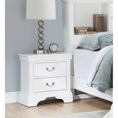 Simplie Fun Modern Bedroom Nightstand Drawers Bedside Table Plywood