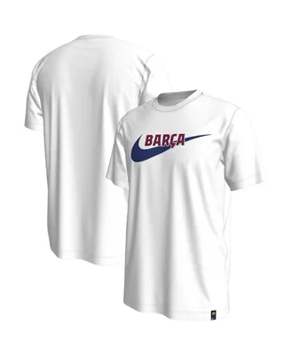 Men's Nike White Barcelona Swoosh T-shirt
