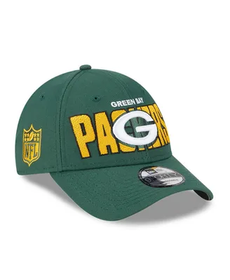 Men's New Era Green Green Bay Packers 2023 Nfl Draft 9FORTY Adjustable Hat