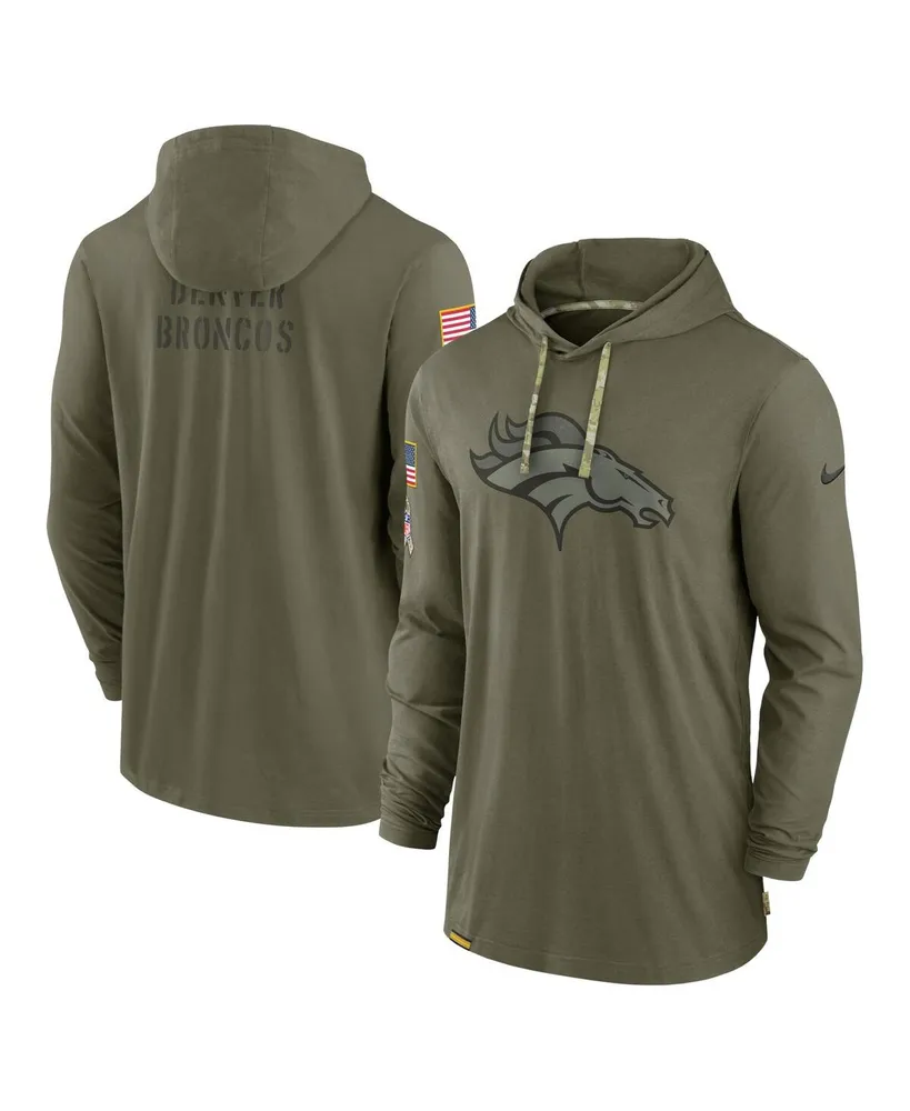 Nike Youth Boys Olive Baltimore Ravens 2022 Salute To Service Performance  Pullover Hoodie