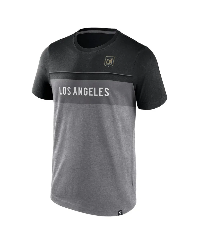 Men's Fanatics Black, Gray Lafc Striking Distance T-shirt