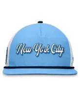 Men's Fanatics Light Blue, White New York City Fc True Classic Golf Snapback Hat