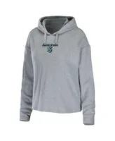 Women's Wear by Erin Andrews Heather Gray Seattle Kraken Logo Pullover Hoodie and Pants Sleep Set