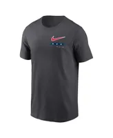 Men's Nike Anthracite Tampa Bay Rays Americana T-shirt