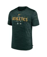 Men's Nike Green Oakland Athletics Authentic Collection Velocity Performance Practice T-shirt