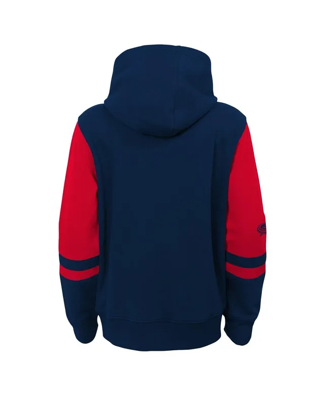 Youth Washington Nationals Red Poster Board Full-Zip Hoodie