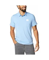 Men's Columbia Carolina Blue North Tar Heels Tech Trail Omni-Shade Polo Shirt