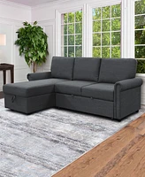 Hamilton 2 Piece Storage Sofa Bed Reversible Sectional