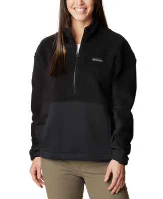 Columbia Women's Trek Hybrid Sherpa Half-Zip Fleece Jacket