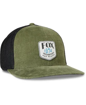 Men's Fox Olive Predominant Mesh Flexfit Flex Hat