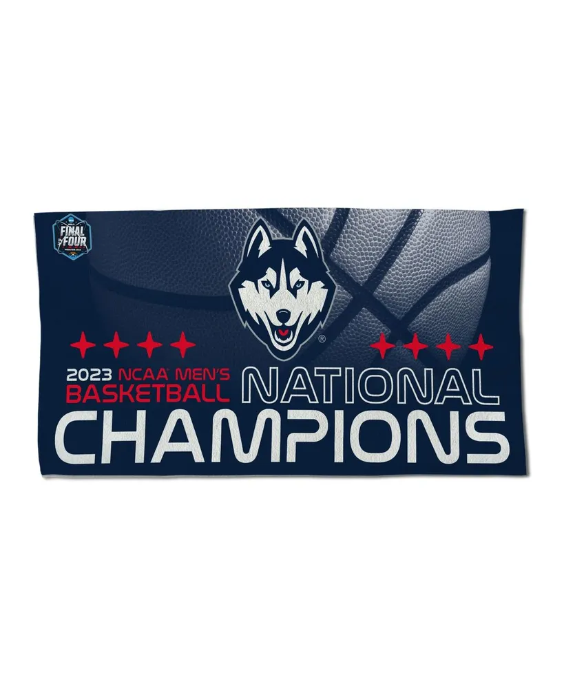 Wincraft UConn Huskies 2023 Ncaa Men's Basketball National Champions 22'' x 42'' Two-Sided On Court Locker Room Towel