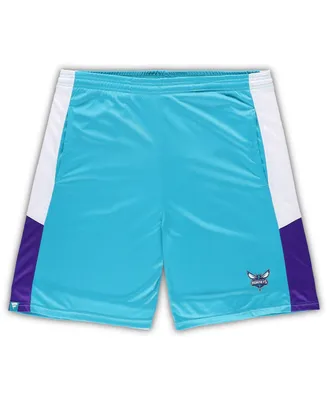 Men's Fanatics Teal Charlotte Hornets Big and Tall Champion Rush Practice Shorts