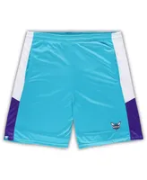 Men's Fanatics Teal Charlotte Hornets Big and Tall Champion Rush Practice Shorts