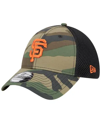 Men's New Era Camo San Francisco Giants Team Neo 39THIRTY Flex Hat