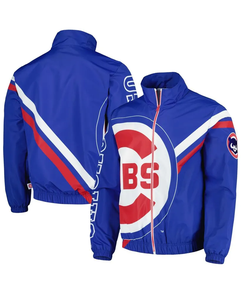 Men's Chicago Cubs Starter Royal The Gust Hoodie Full-Zip Jacket