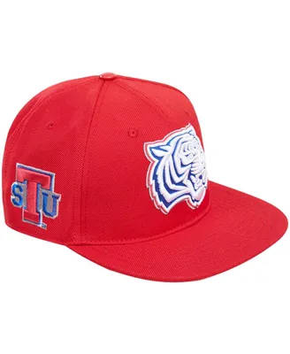 Men's Pro Standard Red Tennessee State Tigers Evergreen Mascot Snapback Hat