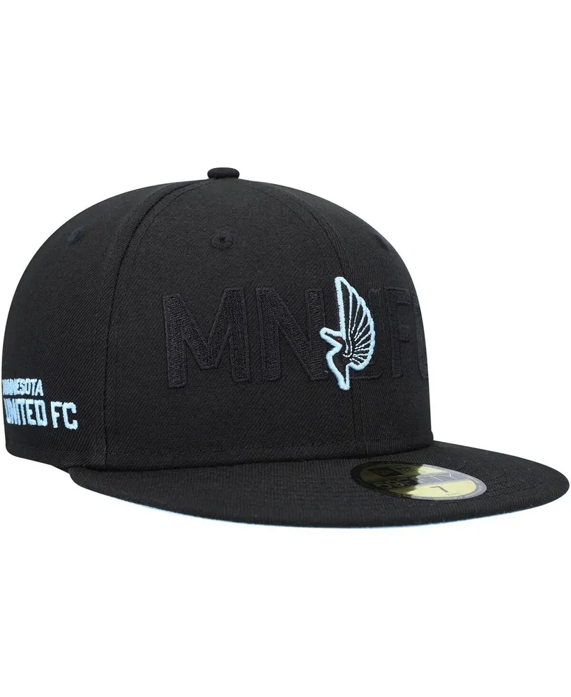 Men's New Era Black Minnesota United Fc Kick Off 59FIFTY Fitted Hat