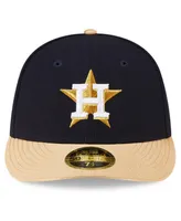 Men's New Era Navy Houston Astros 2023 Gold Collection Low Profile 59FIFTY Fitted Hat