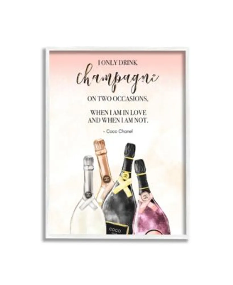 Stupell Industries Champagne Love Quote Art Collection