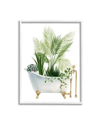 Stupell Industries Various Plants In Vintage Like Tub Art Collection