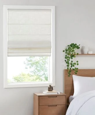 Madison Park Kyler Linen Blend Light Filtering Cordless 1 Piece Roman Shade Collection