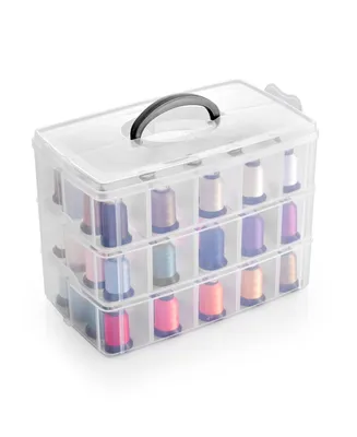 Jtj Sourcing Bins & Things Stackable Storage Container - Clear - Sewing Box & Craft Storage / Craft Organizers and Storage