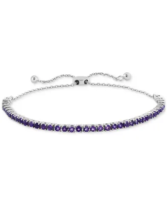 Effy Amethyst Bolo Bracelet Sterling Silver (Also available Citrine and Blue Topaz)