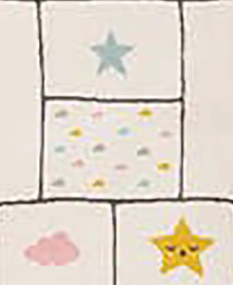 Bayshore Home Campy Kids Hopscotch 7'10" x 10' Area Rug