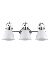 Phineas 25.5" 3-Light Farmhouse Bohemian Iron Led Vanity