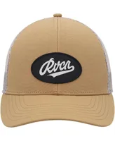 Men's Rvca Gold Work Script Trucker Snapback Hat