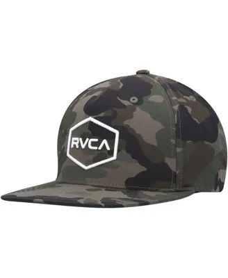 Men's Rvca Camo Commonwealth Adjustable Snapback Hat