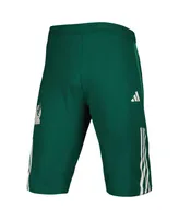 Men's adidas Green Mexico National Team Training Aeroready Half Pants