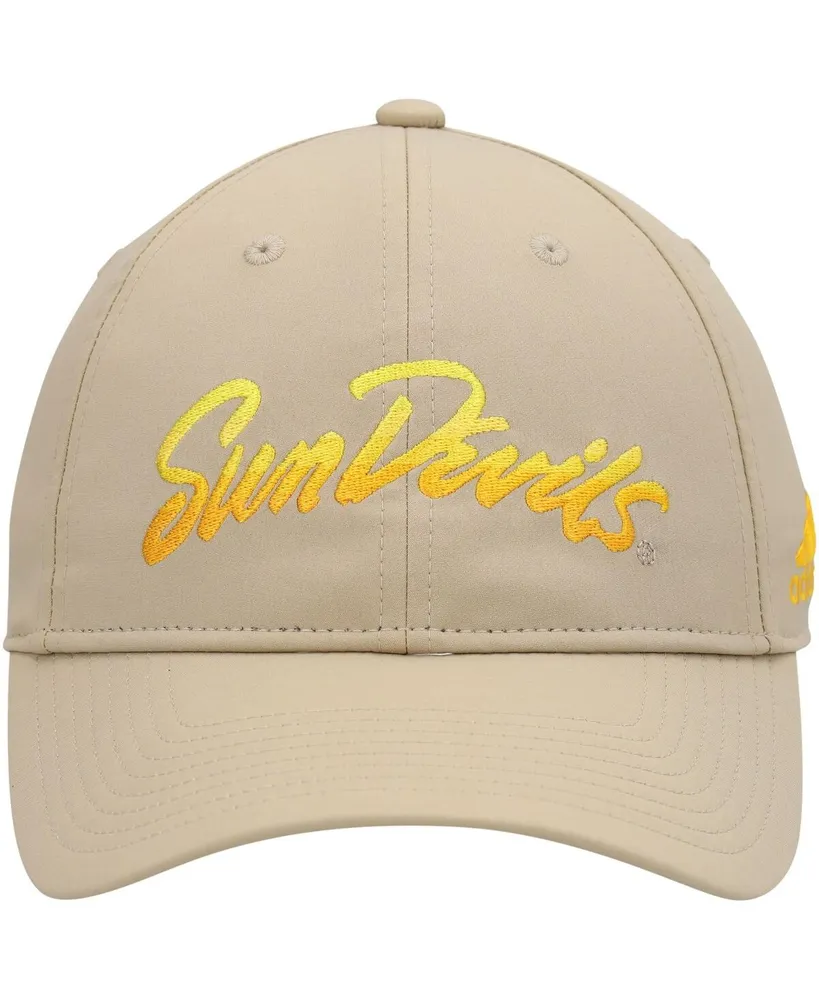 Men's adidas Khaki Arizona State Sun Devils Rising Devils Slouch Adjustable Hat