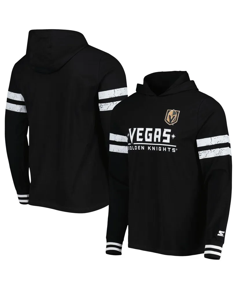 Starter Men's Black Las Vegas Raiders Raglan Long Sleeve Hoodie T-shirt -  Macy's