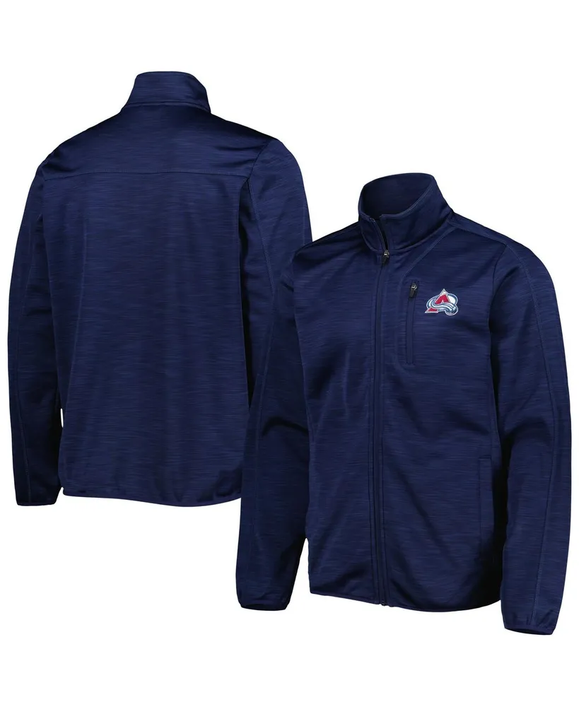 G-iii Sports By Carl Banks Men's G-iii Sports by Carl Banks Navy Colorado  Avalanche Closer Transitional Full-Zip Jacket