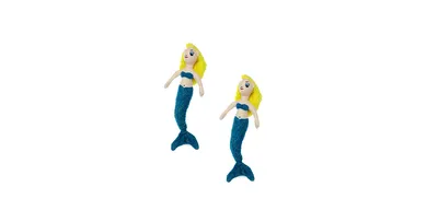 Mighty Liar Mermaid, 2-Pack Dog Toys