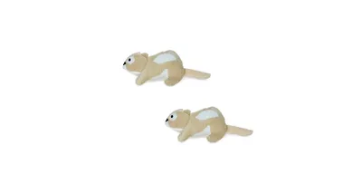 Mighty Jr Nature Chipmunk, 2-Pack Dog Toys