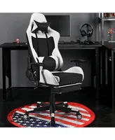 Massage Gaming Chair Reclining Racing Office Computer Chair