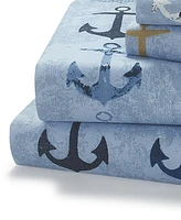 Harper Lane Anchors Away Microfiber -Pc. Sheet Set