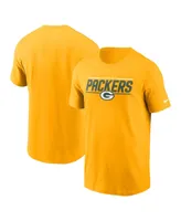 Men's Nike Gold Green Bay Packers Muscle T-shirt