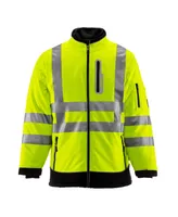 RefrigiWear Big & Tall Insulated HiVis Extreme Softshell Jacket with Reflective Tape
