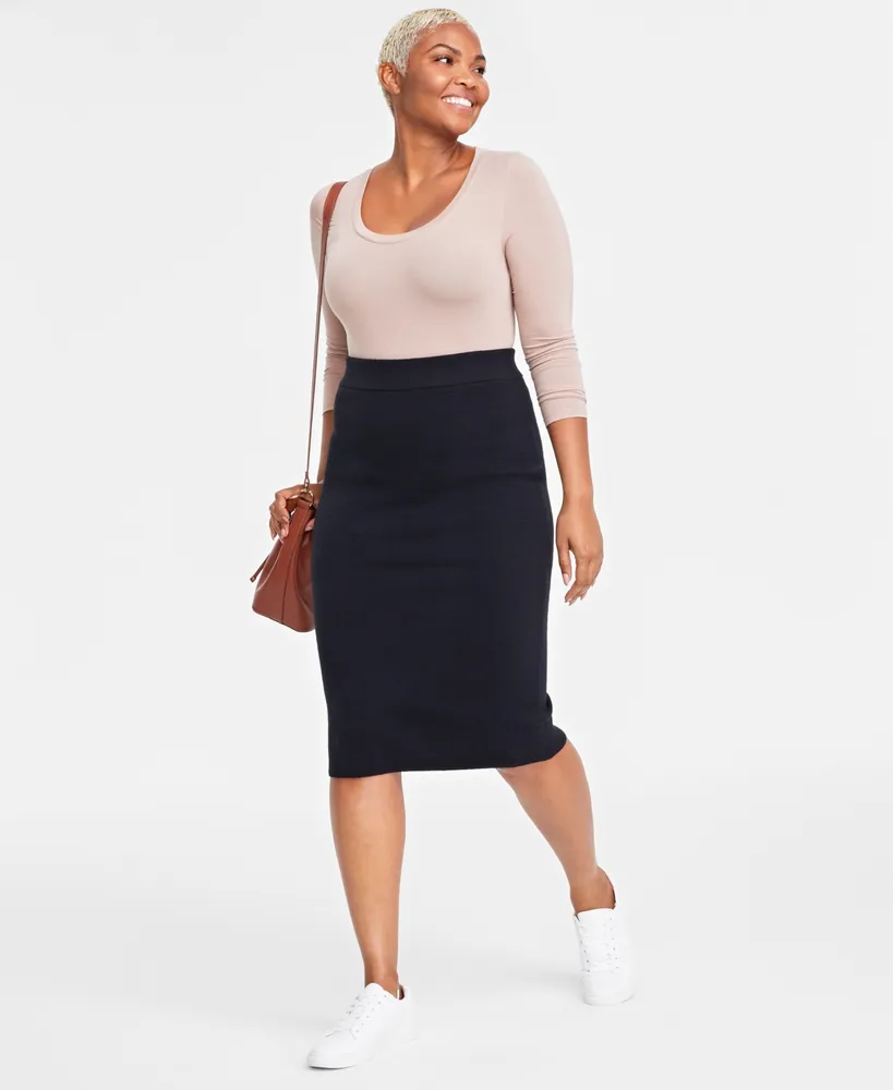 On 34th Women's Knit Skirt, Created for Macy's