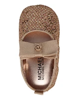 Michael Kors Baby Girls Day Ballerina Crib Shoes