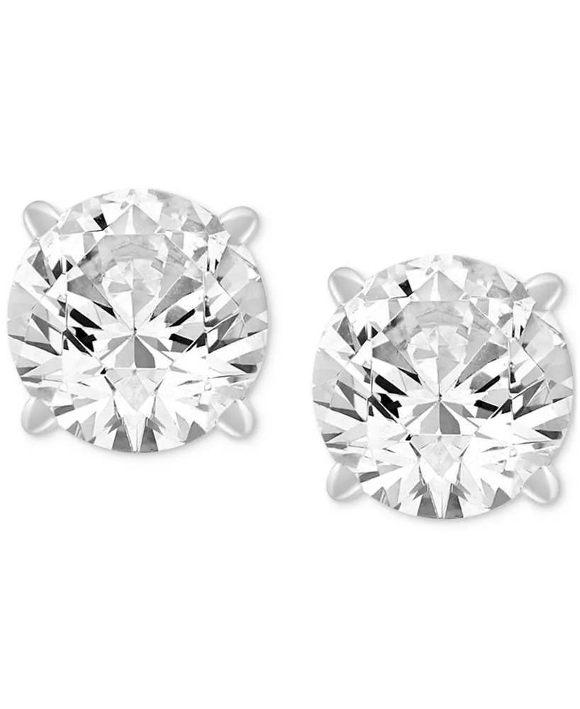 Diamond Stud Earrings (3/8 ct. t.w.) in 14k White Gold