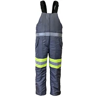 RefrigiWear Big & Tall Freezer Edge Warm Insulated Bib Overalls with Reflective Tape