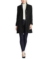 Lauren Ralph Petite Notched-Collar Walker Coat