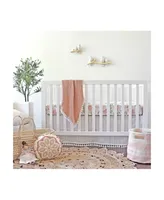Crane Baby Baby Girls Parker Cotton Floral Crib Sheet